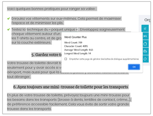 Les 10 meilleures extensions Chrome pour les rédacteurs web 5 word counter plus OK