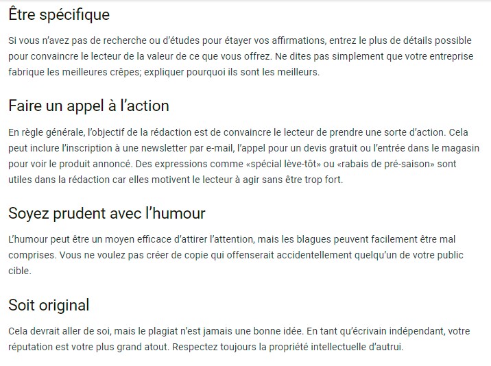 Une erreur de rédaction web typique : un plan mal construit Ne pas faire un plan ordonné de son contenu est un des erreurs de rédaction web