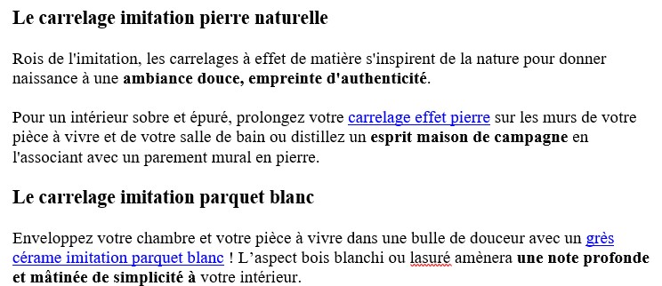 7 erreurs de rédaction web qui font fuir vos lecteurs 3 Un paragraphe rédigé avec un vocabulaire varié, qui évite les répétitions