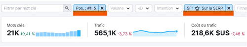 Featured Snippets : tout savoir pour les décrocher 9 Screenshot featured snippet sur SEMRUSH