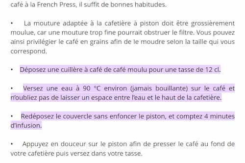 Featured Snippets : tout savoir pour les décrocher 6 Texte surligné en violet dans une page qui se positionne sur un extrait optimisé