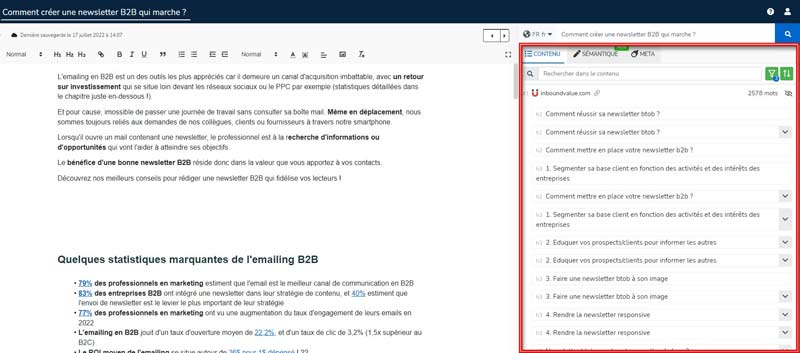 Rédacteur freelance : mes 7 outils indispensables 4 interface de dobrief