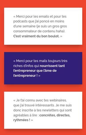 11 conseils pour créer une newsletter B2B qui fonctionne ! 6 extraits de témoignages de lecteurs d'une newsletter satisfaits