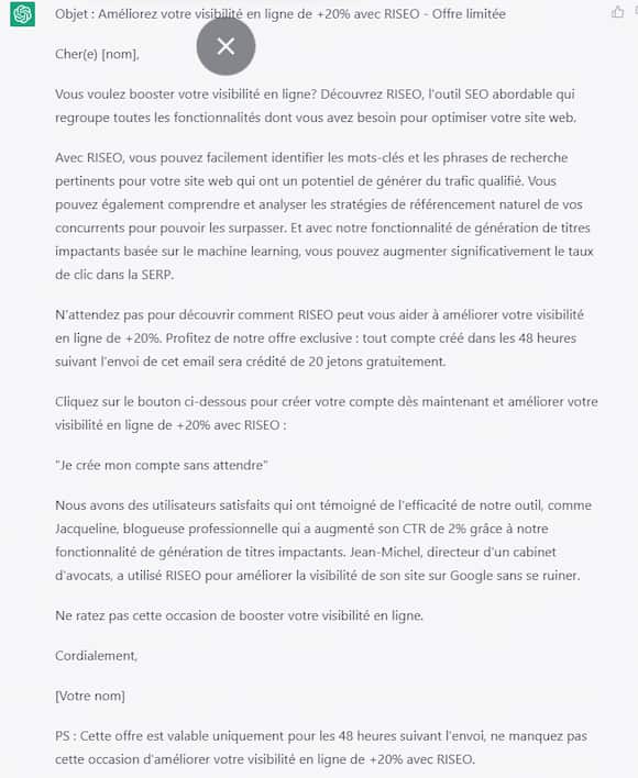 Les meilleurs prompts ChatGPT pour vos emailings 6 copywriting d'email avec chatgpt, la technique AIDA