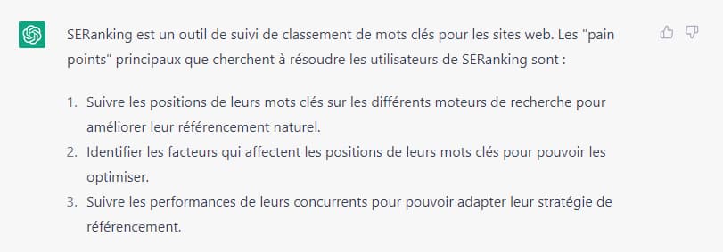 Les meilleurs prompts ChatGPT pour vos emailings 3 emailing chatgpt : pain points cible