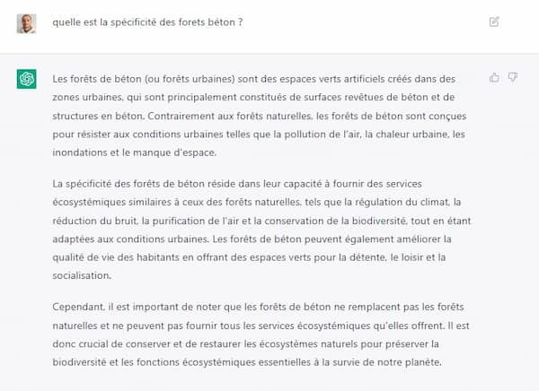 ChatGPT et désinformation : un exemple édifiant 3 Nouveau contresens fait par ChatGPT
