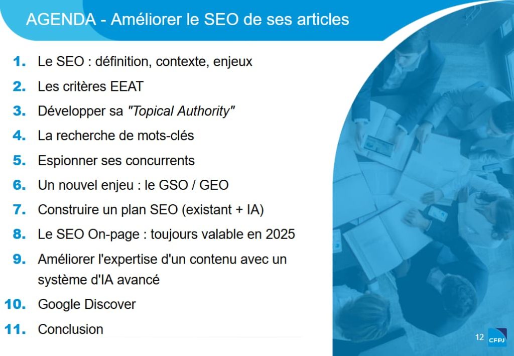 Les 7 meilleures formations de rédaction SEO en 2025 2 Programme Formation Ameliorer le SEO de ses articles