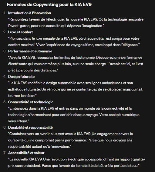 Test : les 6 meilleurs chatbots ChatGPT pour la rédaction 19 Test GPT All Around Writer - img 2