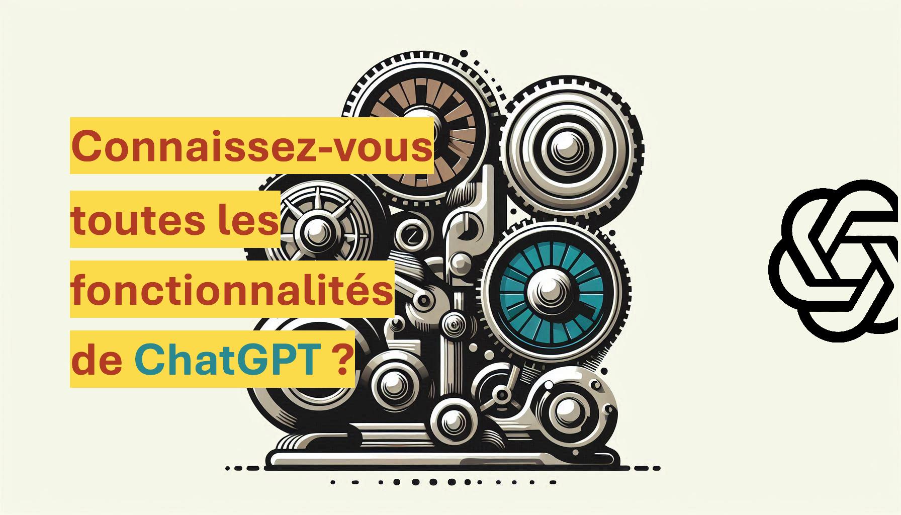 Fonctionnalités de ChatGPT en novembre 2024 (et raccourcis clavier).