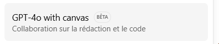 Canvas : la fonctionnalité ChatGPT de rédaction d'articles
