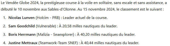 Plus de 75% d'erreurs : ChatGPT Search inquiète par son manque de fiabilité 7 Réponse de ChatGPT Search