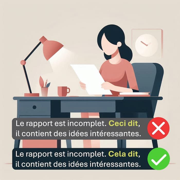 Français sans fautes : 16 pièges invisibles à traquer (sans relâche) 3 Ceci dit ou cela dit : une faute avancée de français