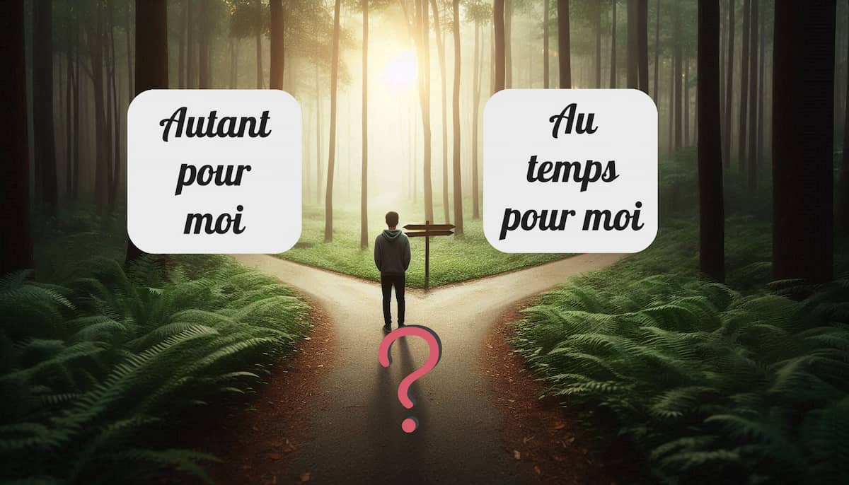 au temps pour moi ou autant pour moi ?