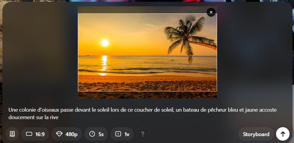 Comment utiliser Sora, l'IA vidéo d'OpenAI ? 5 Sora : possibilité de créer une vidéo à partir d'une image