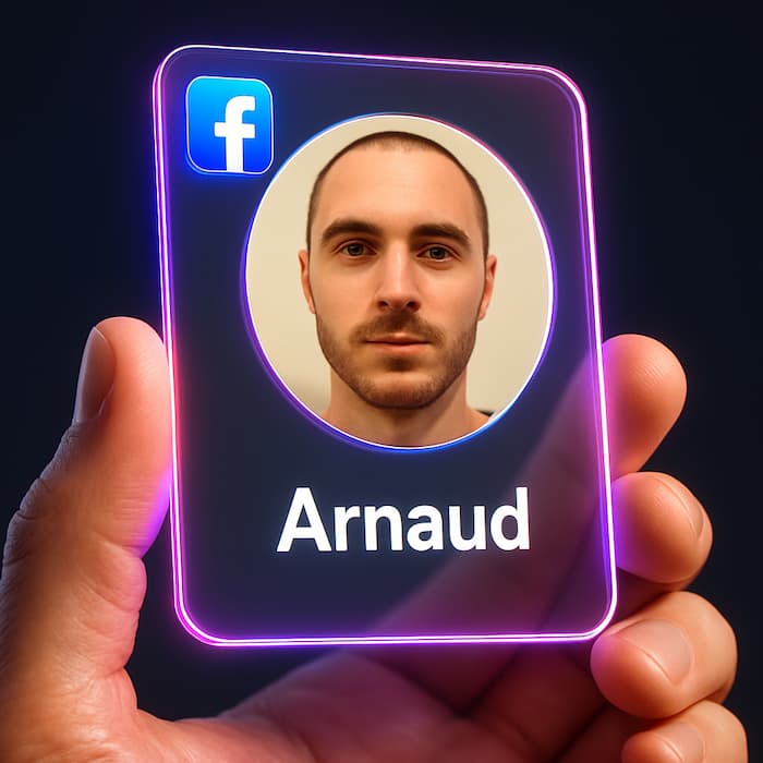 prompt chatgpt pour une image de type profil facebook futuriste