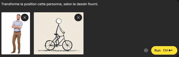 Nano Banana : 11 cas pratiques pour vos visuels marketing ! 15 Prompt pour modifier une pose à l'aide d'un croquis avec Nano Banana (Gemini 2.5 Flash Image)